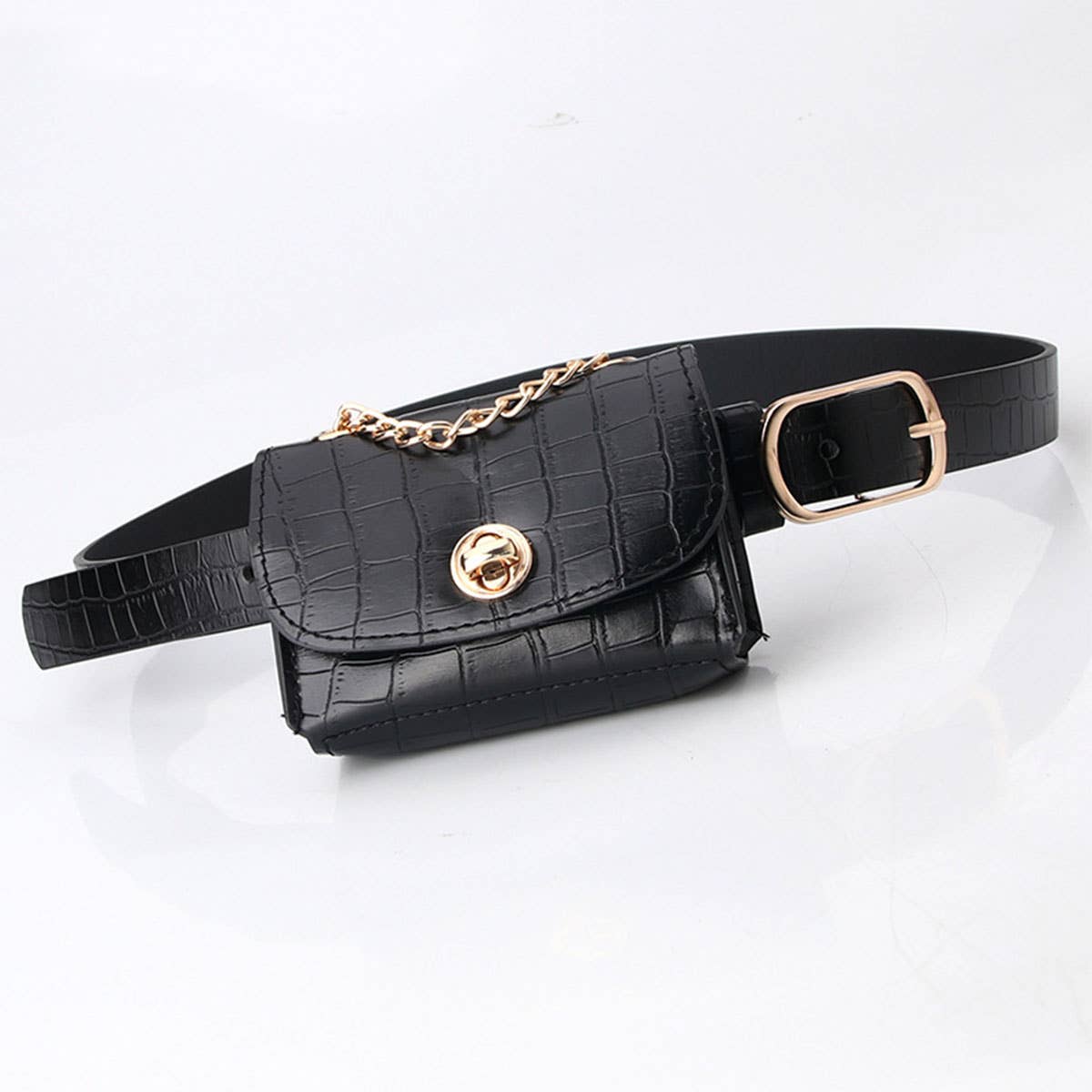 Trendy versatile chain waist bag is detachable
