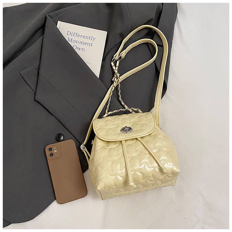 Versatile travel diamond-shaped backpack