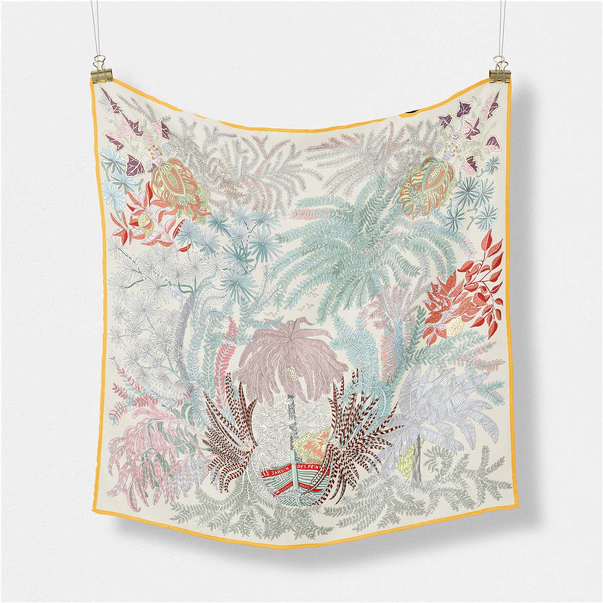 20.9" Silky Satin Square Scarf ??Sweet Cream Style_CWASC0642