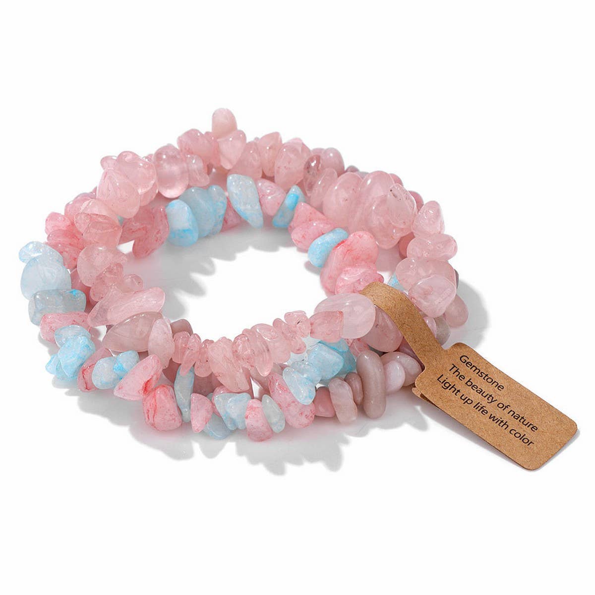 CWAJE4227_NATURAL STONE CRYSTAL BEADS MULTILAYER BRACELET