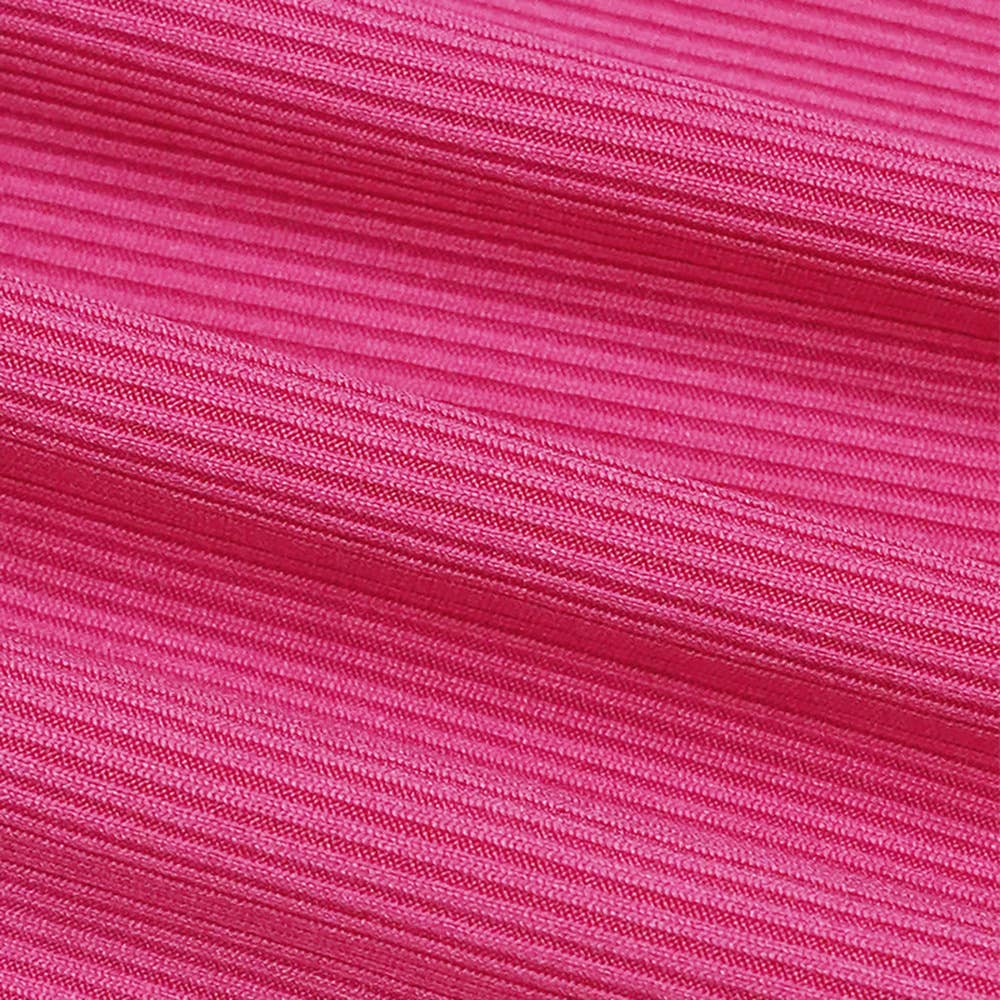 Stylish knitted pit strip lapel cropped tank top