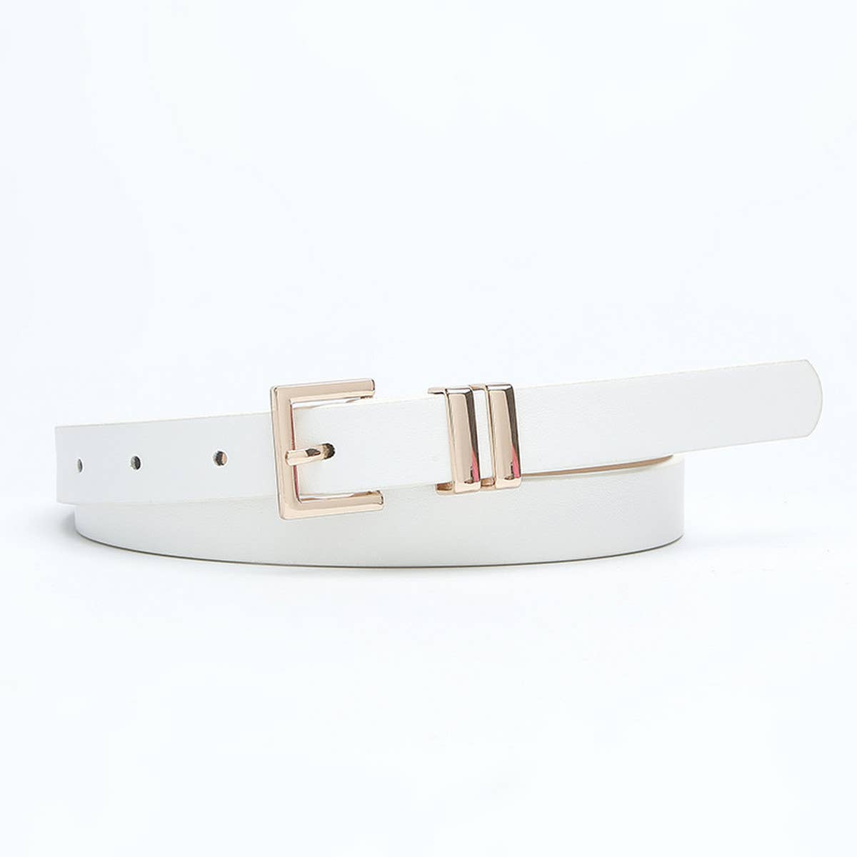 SIMPLE ALL-MATCH DRESS WITH SLIM WAIST BELT_CWABE0593