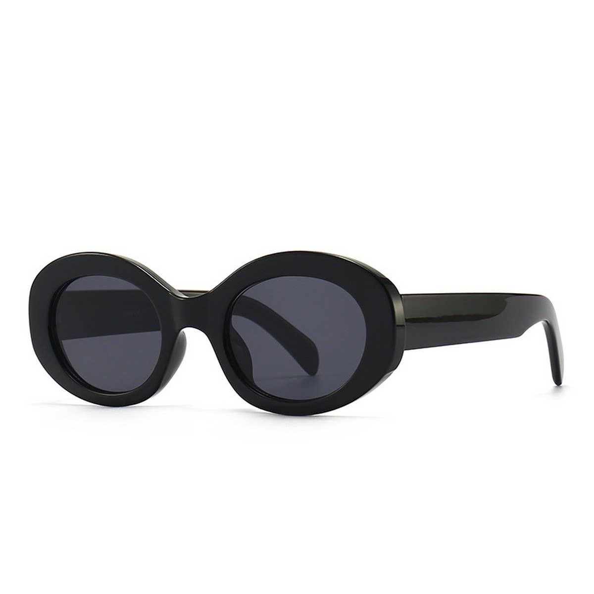 MARBLE OVAL TRENDY STREET STYLE SUNGLASSES