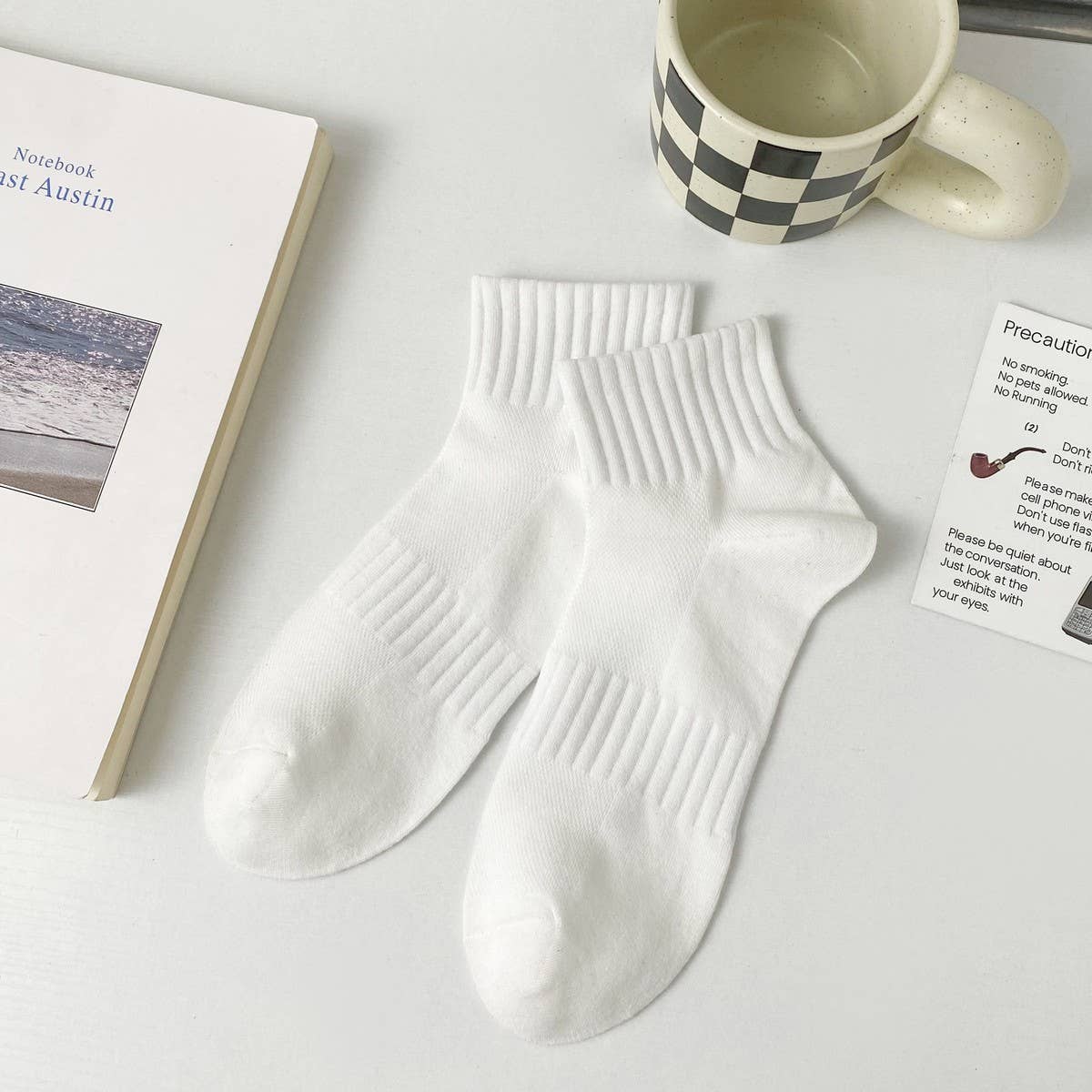 MEN'S BREATHABLE SWEAT-WICKING SPORTS BOAT SOCKS