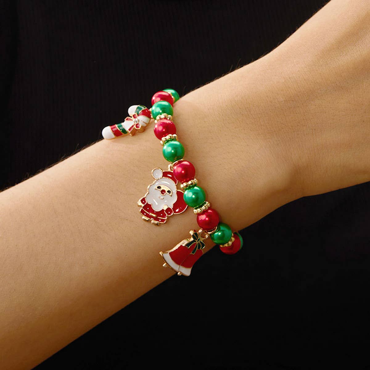 FASHION OIL DROP CHRISTMAS ADJUSTABLE BRACELET_CWAJE2402