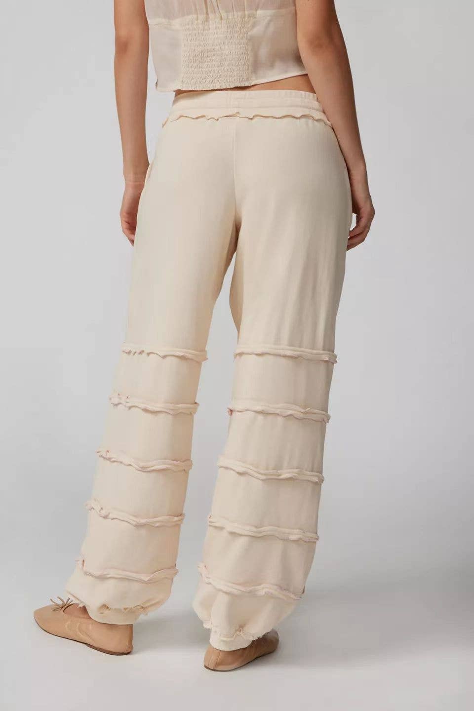 CWBLP1552_COMFORTABLE REVERSIBLE ELASTIC-POCKET PANTS