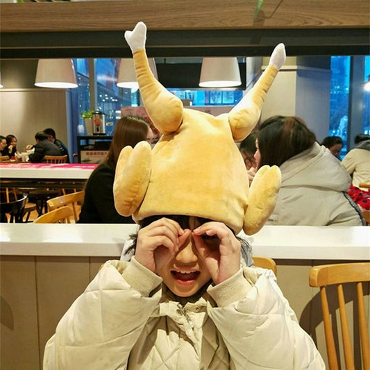 CWAH4049_THANKSGIVING ATMOSPHERE CHICKEN LEG HAT