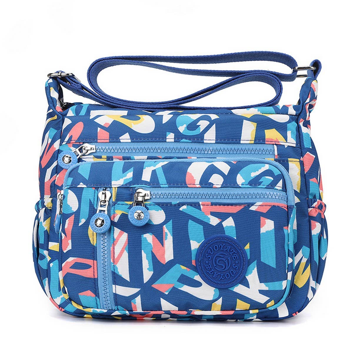 FASHION PRINTED NYLONCANVAS SHOULDER CROSSBODY BAG_CWASC1781