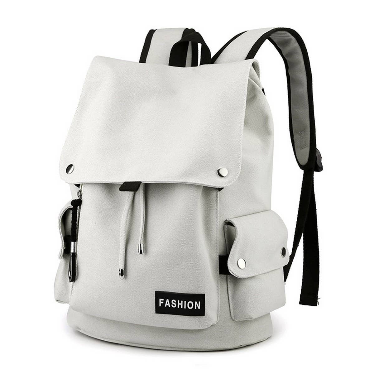 BACK-TO-SCHOOL CANVAS BACKPACKS DRAWSTRING CLOSURE_CWAB2216