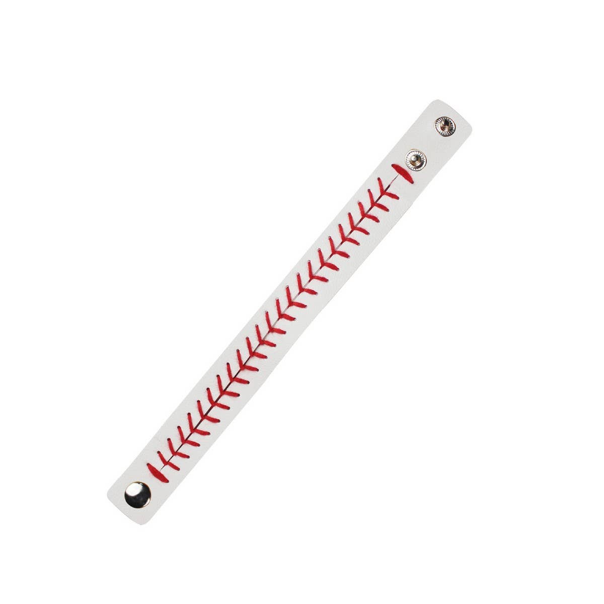 HAND SEWN LEATHER BRACELET KEYCHAIN