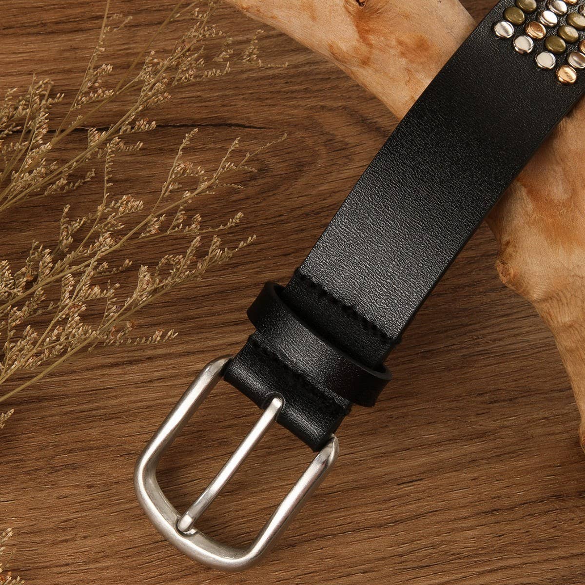 FASHION PUNK SERIES BELT RIVET BELT_CWMM3951