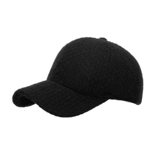 KNIT THICK WARM BASEBALL CAP CAP