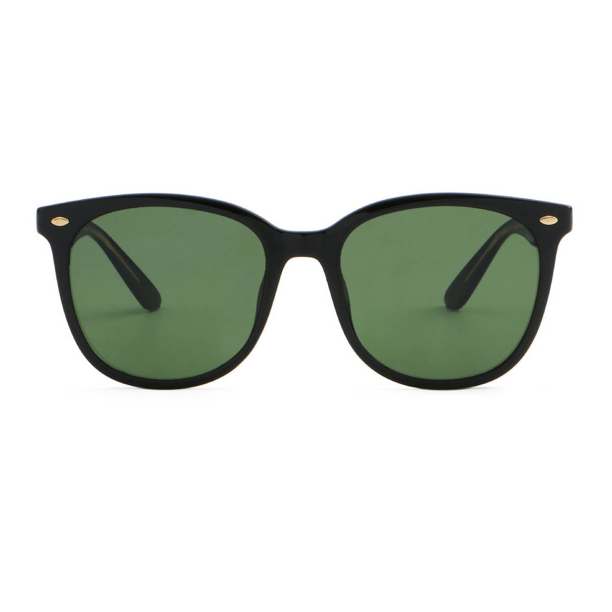 RETRO ROUND FRAME PIN-STYLE RICE NAIL SUNGLASSES_CWASG0510