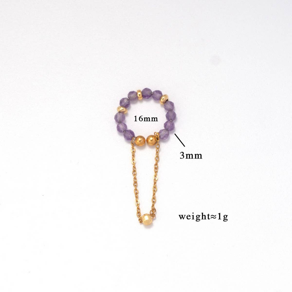 Natural Stone Ear Cuff for Non-Pierced Ears