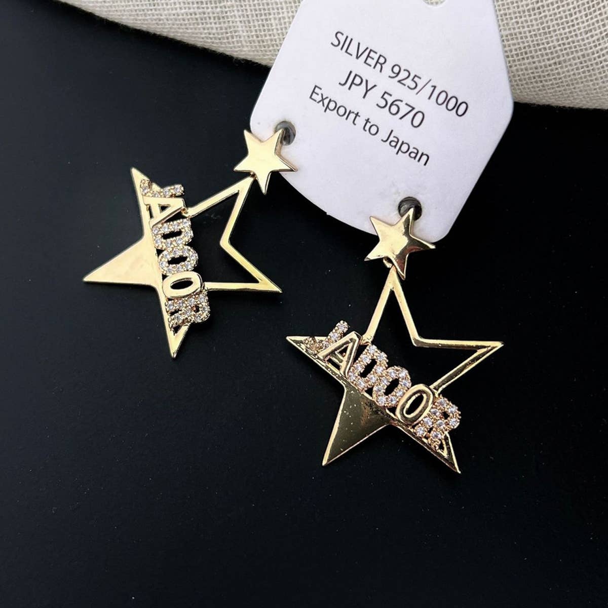 UNIQUE PENTAGRAM EARRINGS