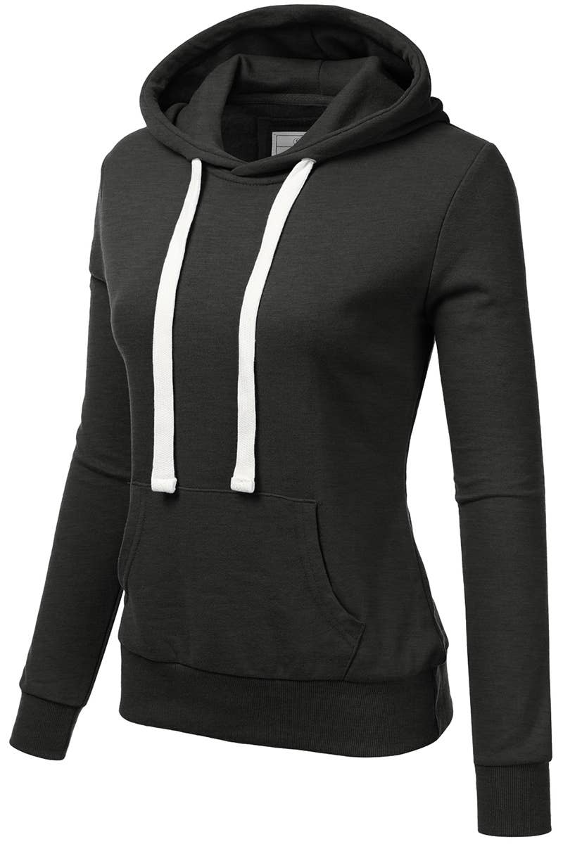 AWOHOL193_Basic Lightweight Pullover Hoodie