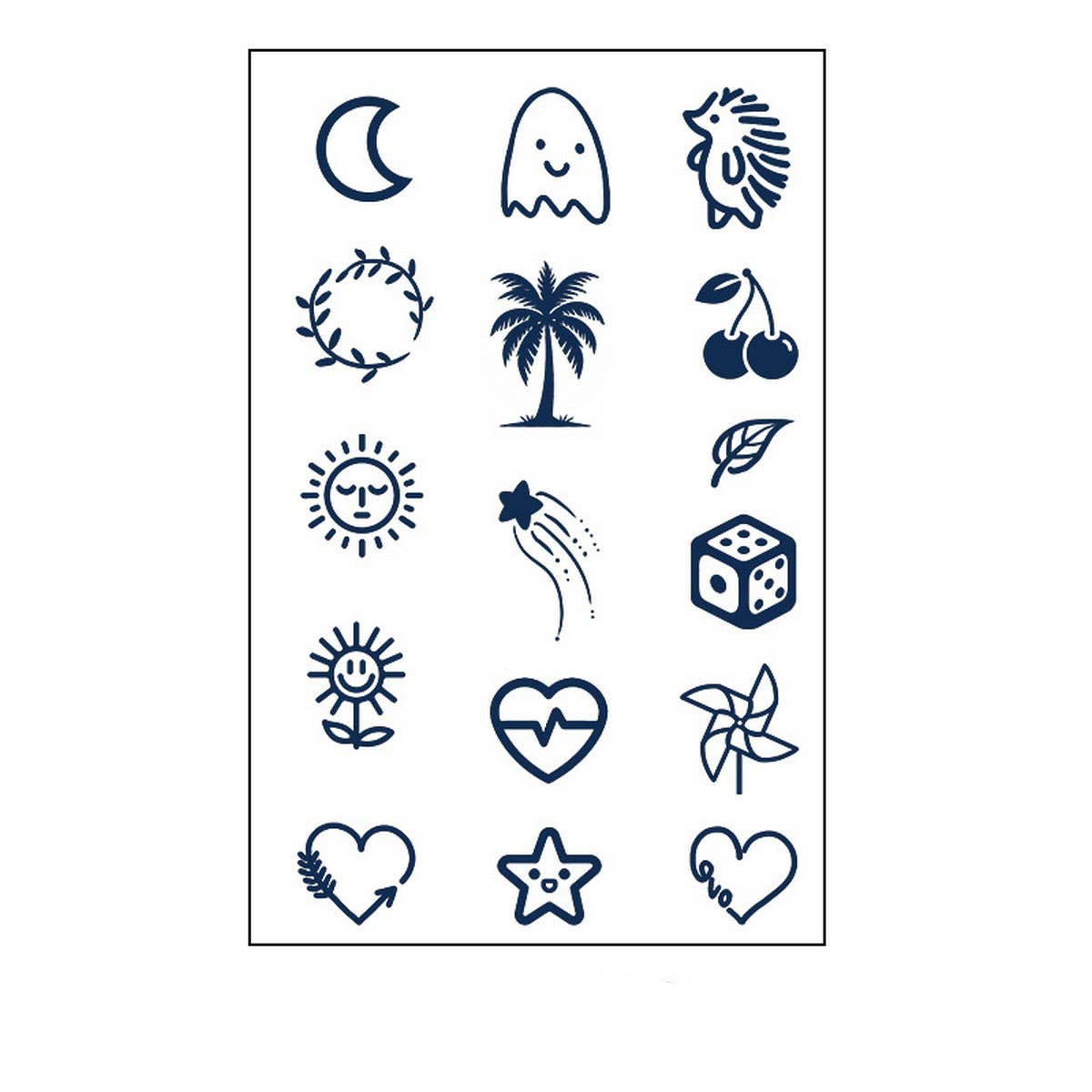 Herbal Juice Finger Tattoos Cute & Minimal Style