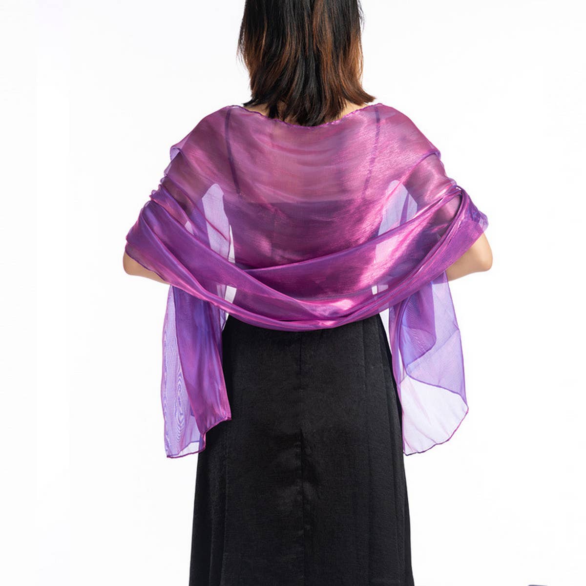 Solid Shawl-Elegant Wrap for Wedding & Party Looks_CWASC1074