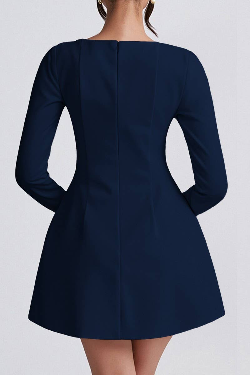 CWDSD10828_ELEGANT LONG SLEEVE COCKTAIL MINI DRESS