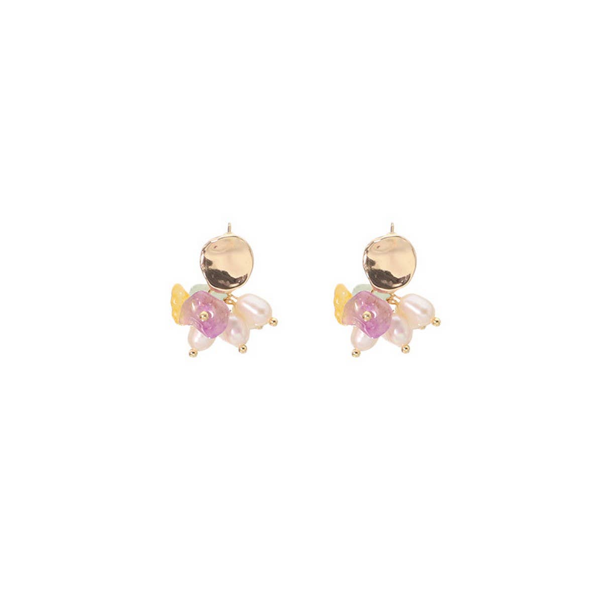 NEW HIGH-END RETRO NATURAL PEARL EARRINGS
