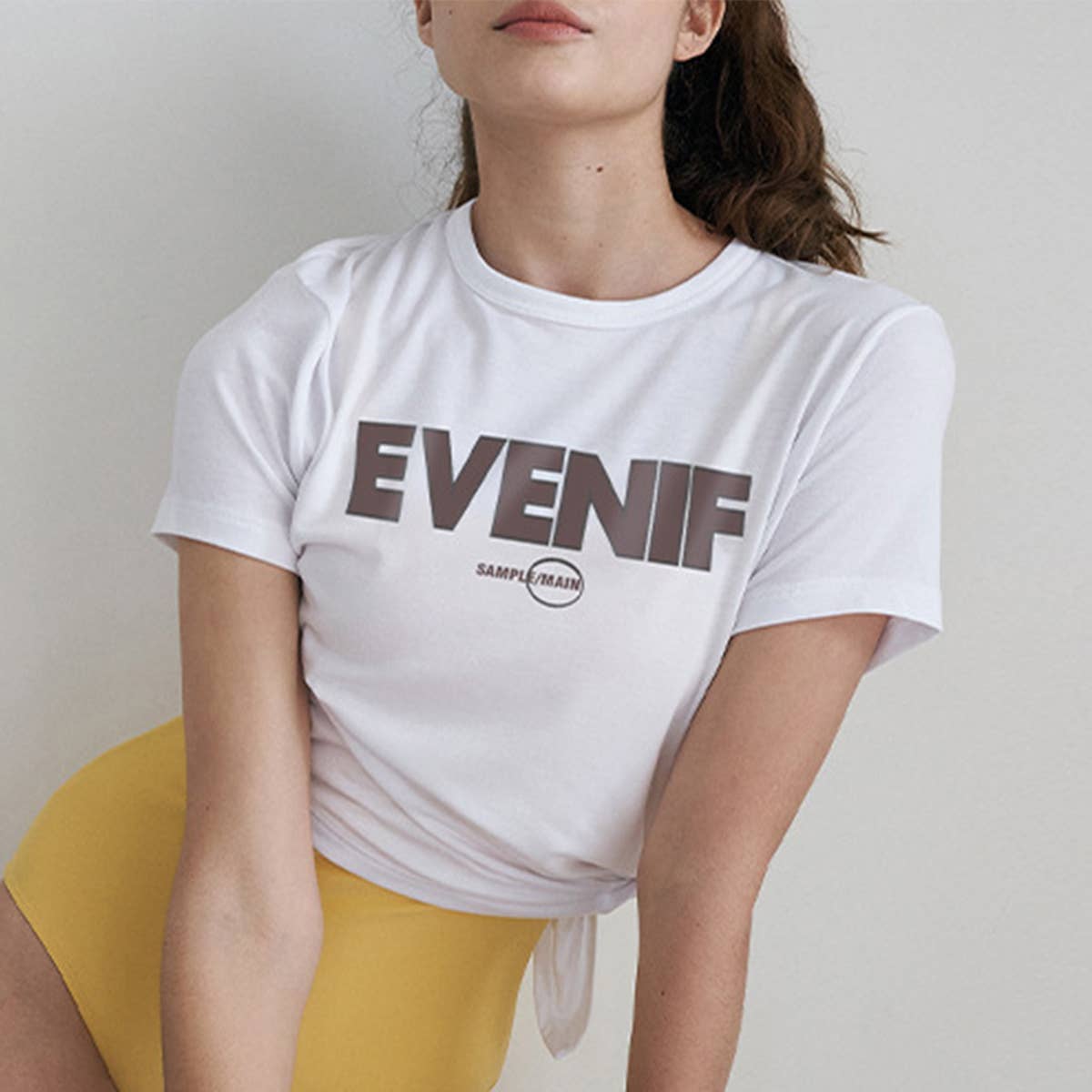 SPLIT PRINT PILATES BLOUSE