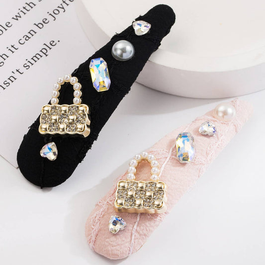 WOMEN RHINESTONE PEARL HAIRPINP_CWAHA1773