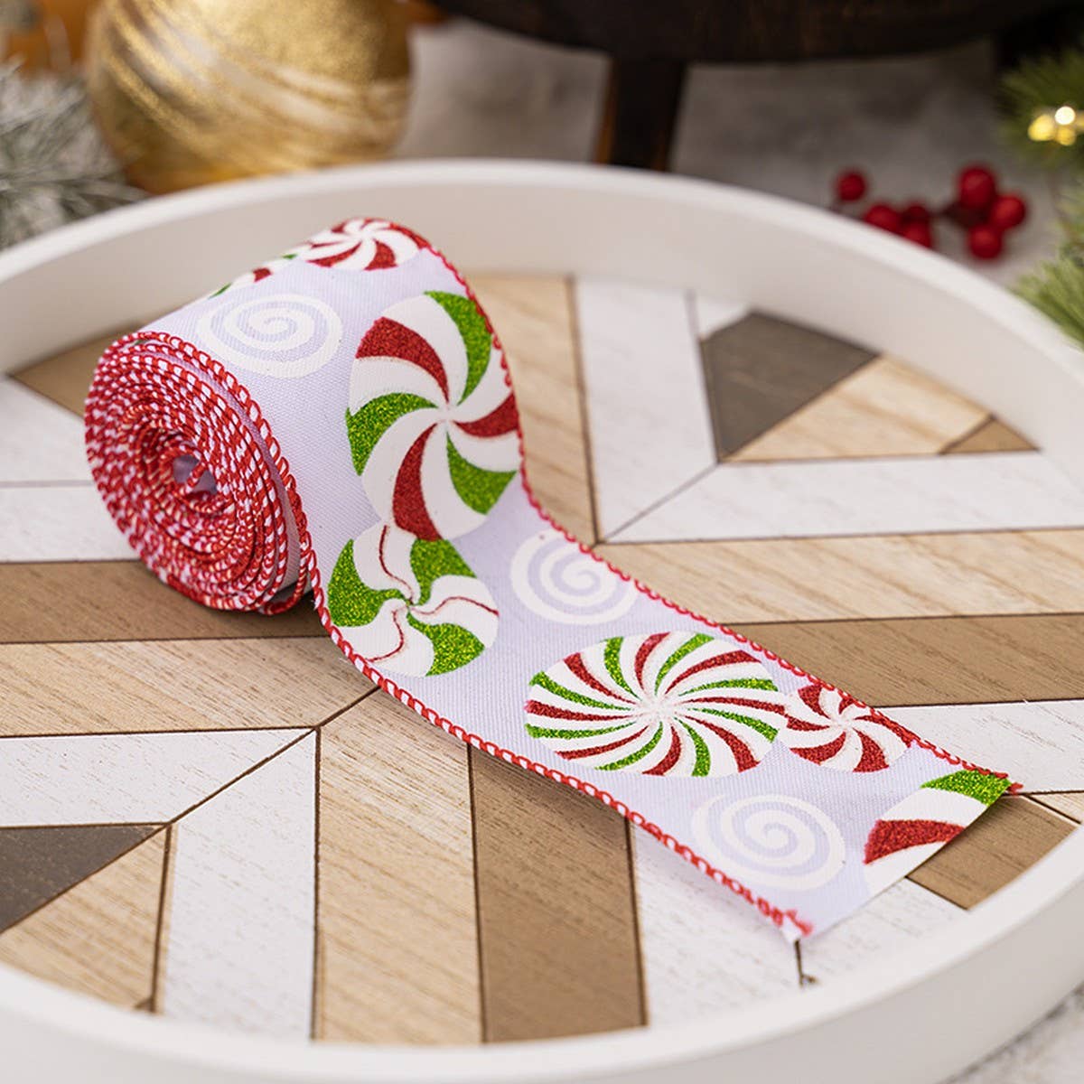 CWMM10204_CHRISTMAS  RIBBON GIFT WRAP DIY BOWS