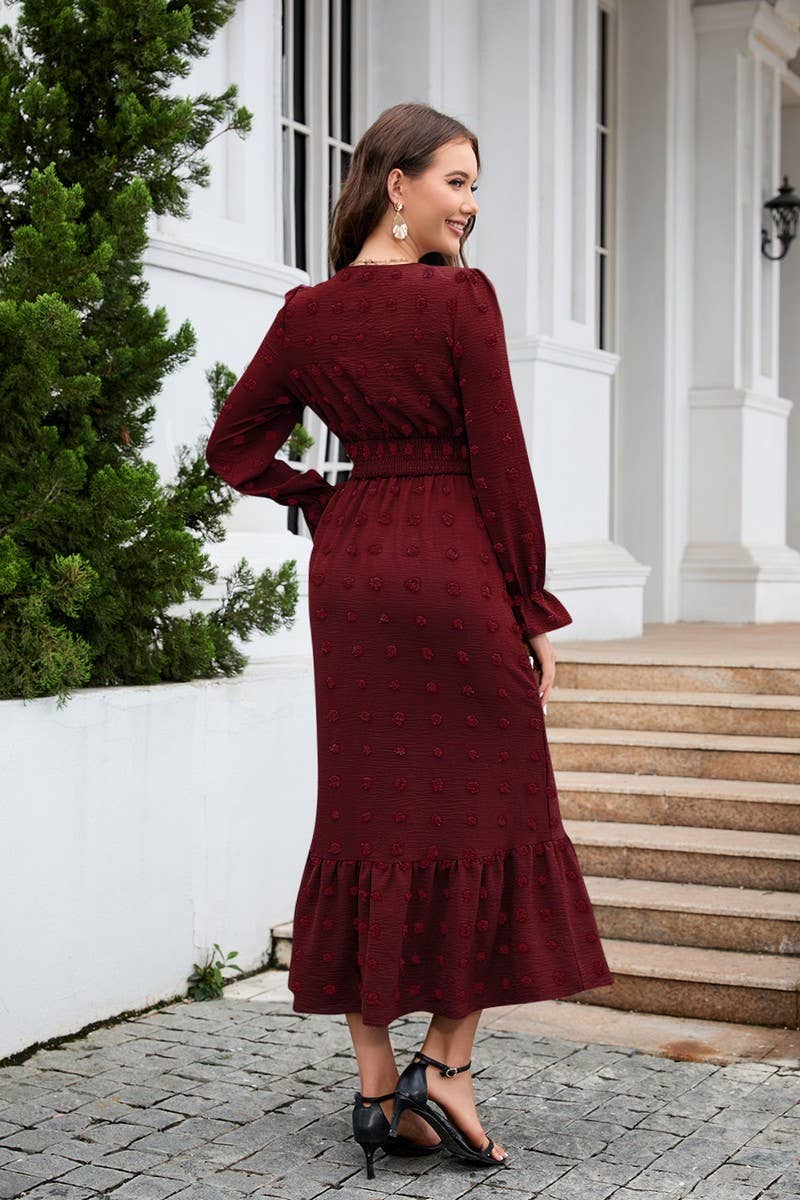 CWDMD4727_FRESH AND SWEET ALL-MATCH DRESS