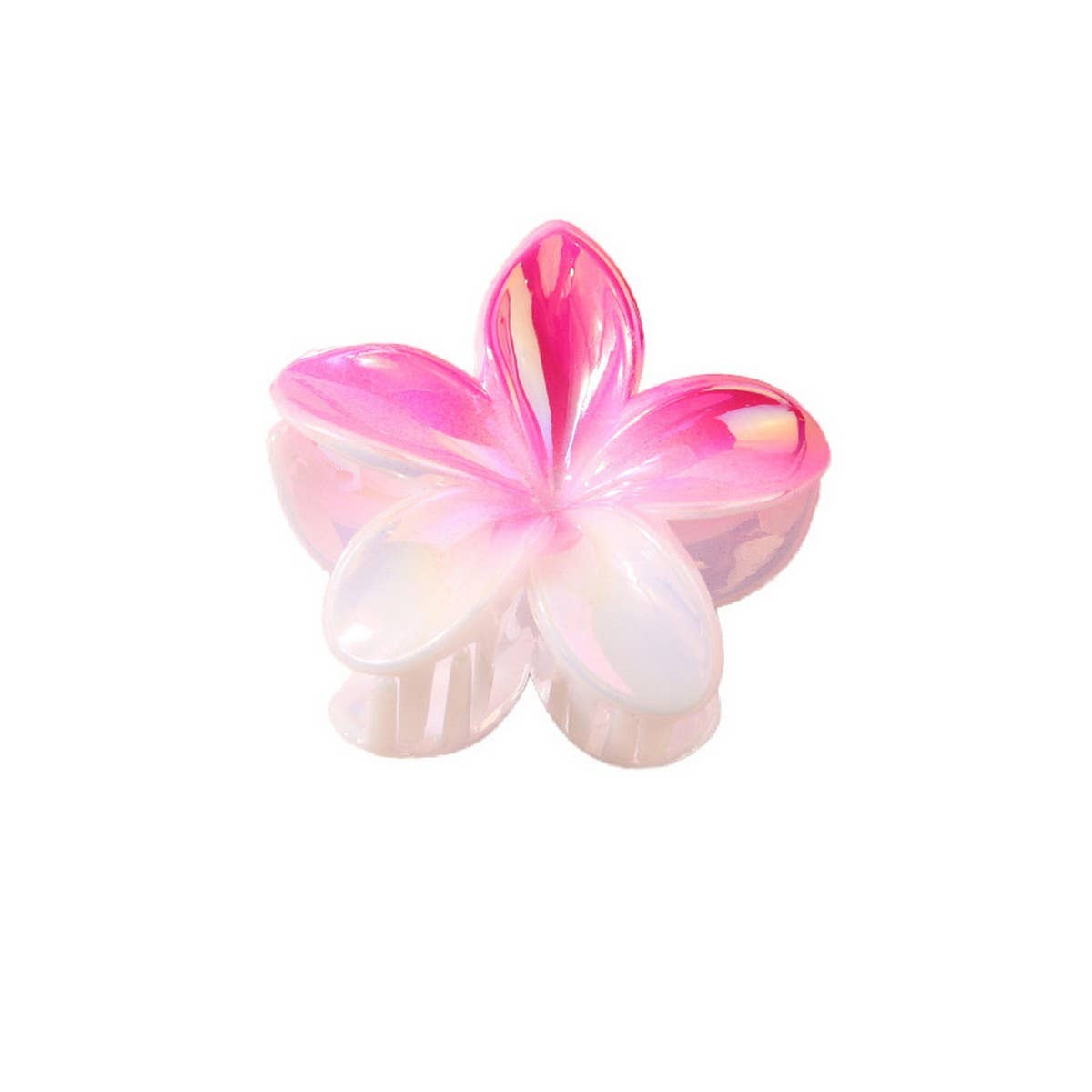 Egg Flower Gradient Hair Claw ? Stylish & Elegant