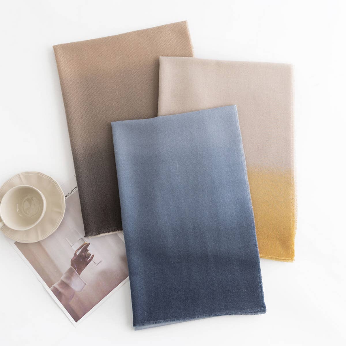 Gradient Winter Scarf ? Warm & Stylish Wrap