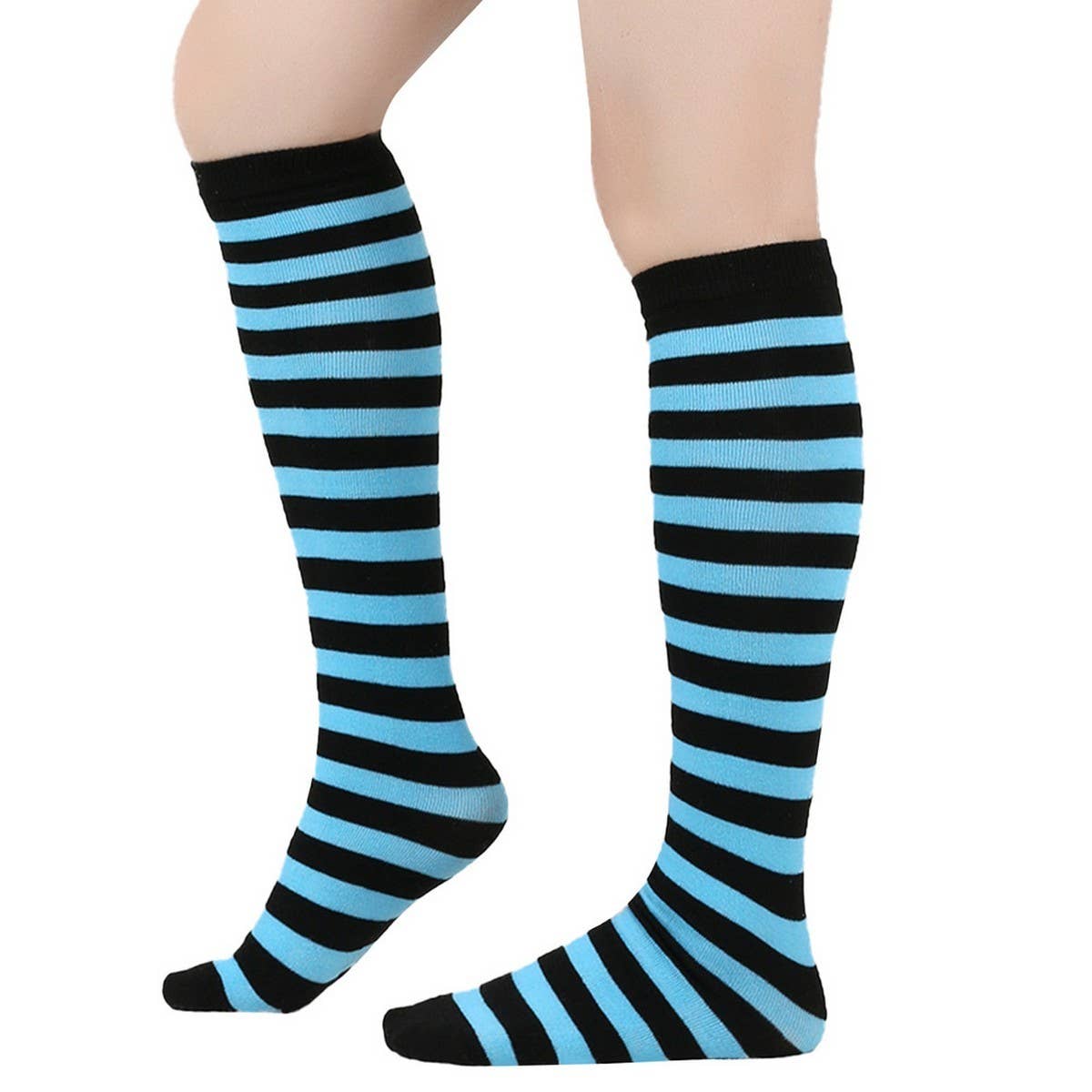 CWMM10073_STRIPED KNEE-HIGH SOCKS FOR CHRISTMAS