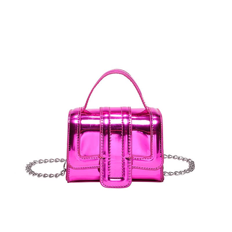 Candy-colored portable mini crossbody bag