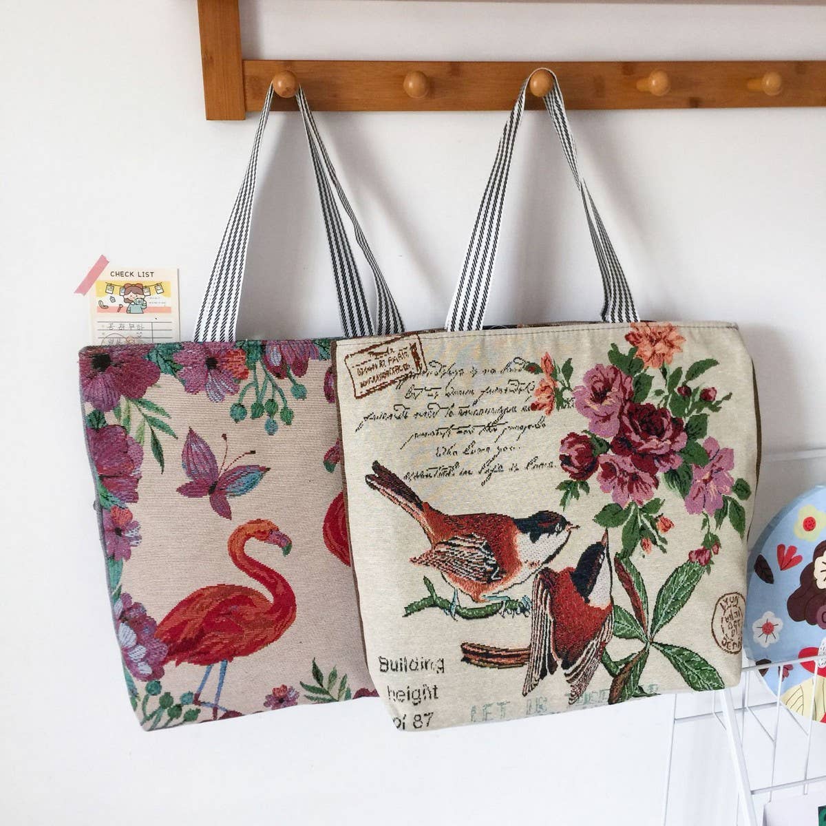 LARGE CAPACITY ETHNIC STYL CANVAS SHOULDER TOTE BAG_CWAB1670