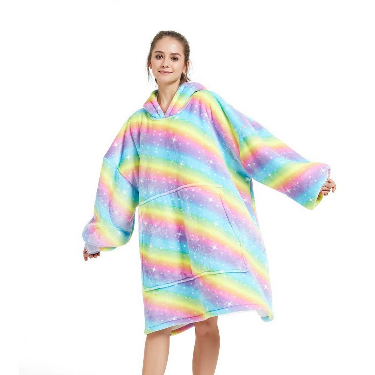 Wearable TV Blanket Hoodie Pajamas