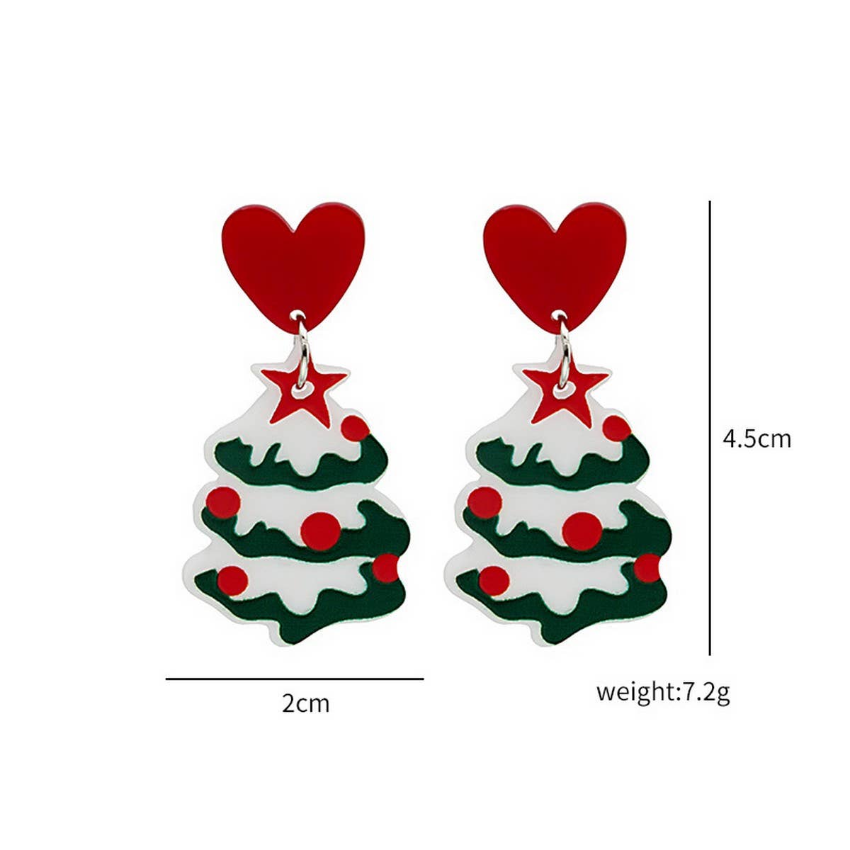 CHRISTMAS CARTOON SWEET DESIGN EARRINGS