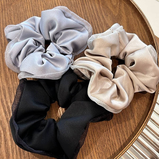 LACE SILKY COLORA HAIR SCRUNCHIES