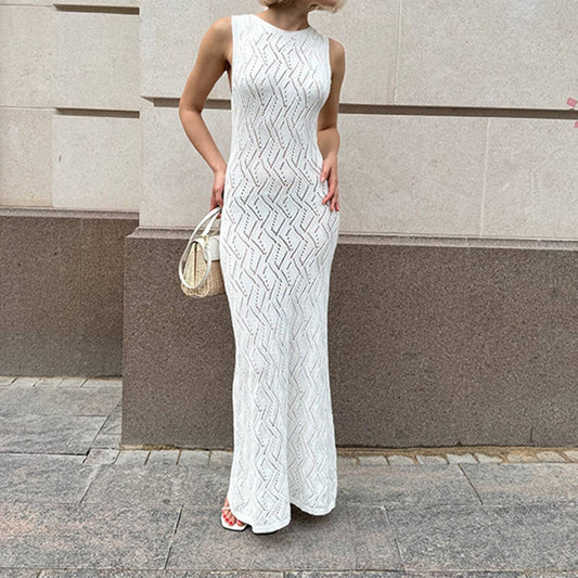 Solid sexy sheer bikini cover up beachwear