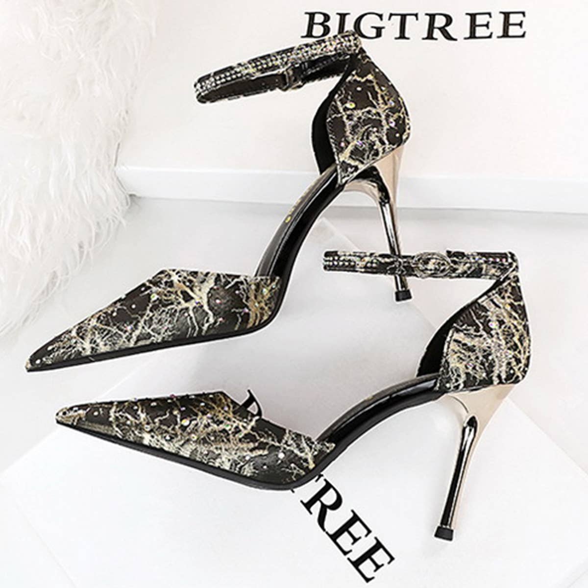RETRO RHINESTONE HOLLOW STRAP HIGH HEELS_CWSHH0104