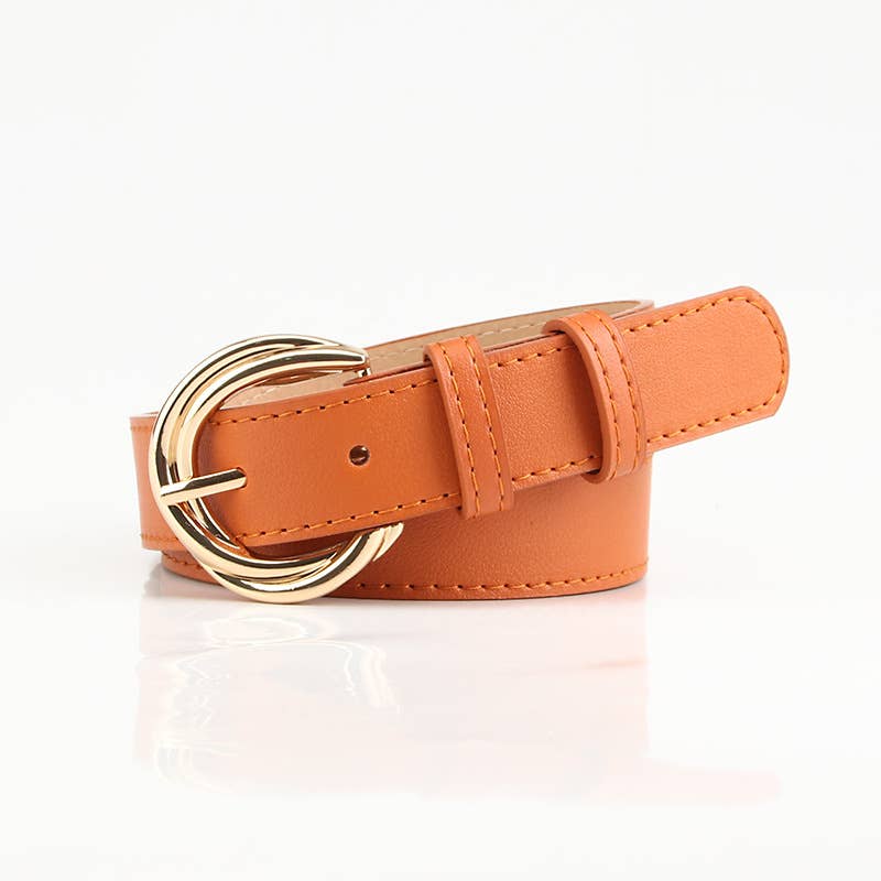 Fashionable versatile and simple alloy belt