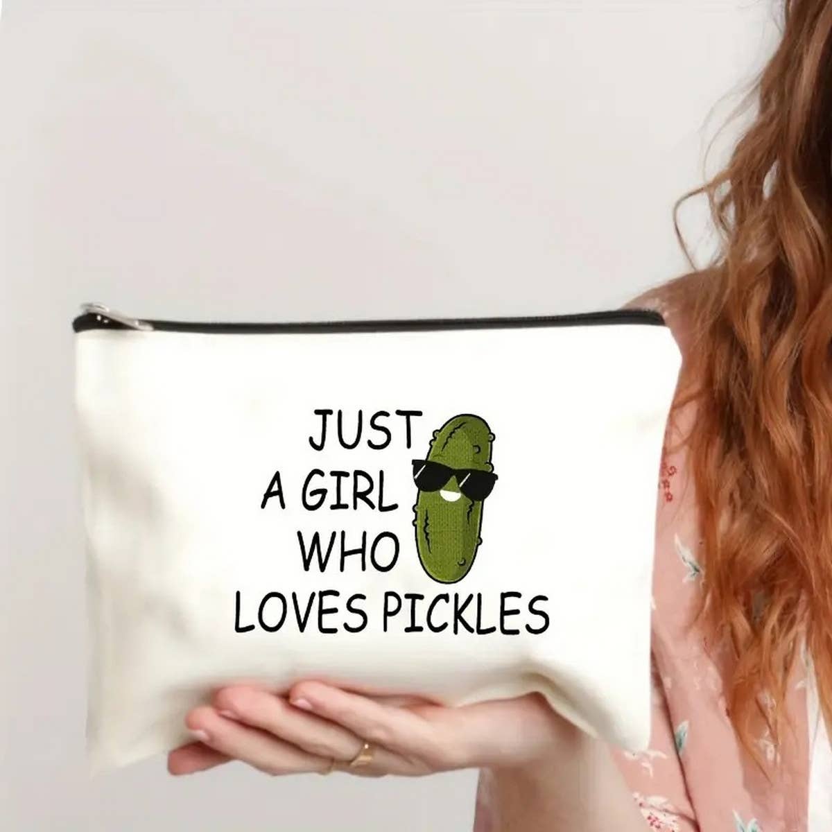 CUCUMBER LETTER DOUBLE-SIDED PRINTED COSMETIC BAG_CWAB1783