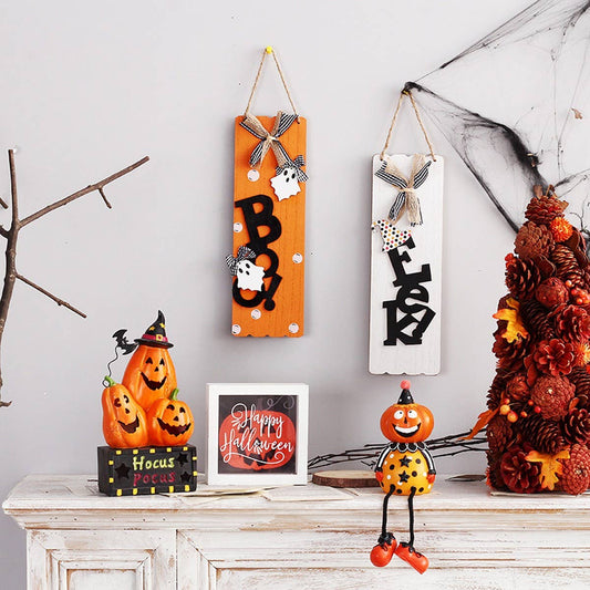 Ins-Style Cute Ghost Wooden Hanging Decor_CWAJE05362
