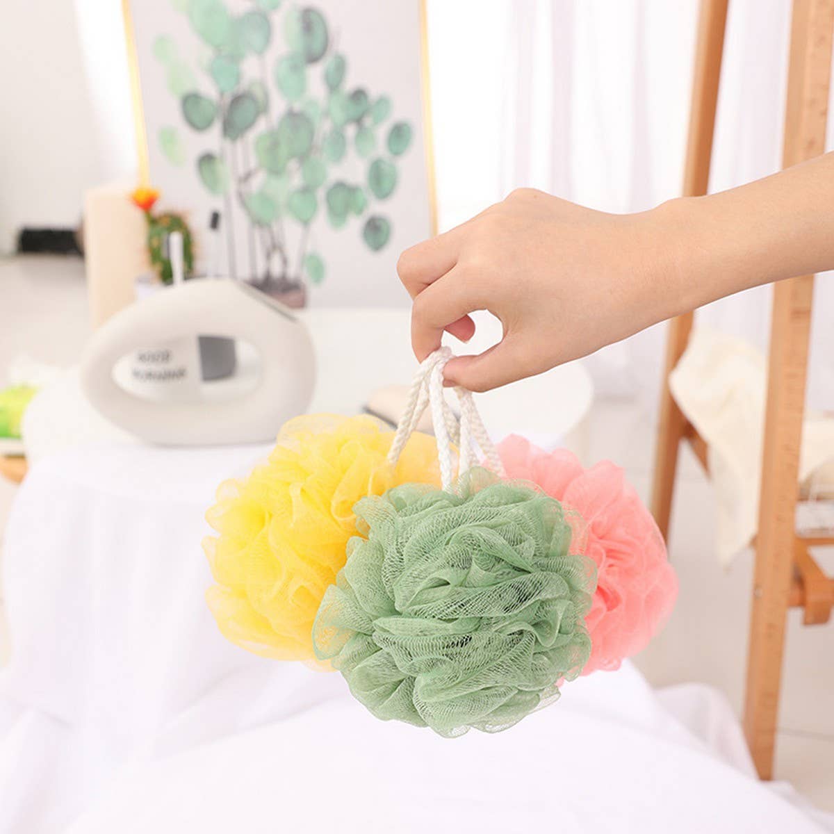 BATH POUF LARGE 50G SOFT AND NON-FRAGILE BATH POUF_CWMM3381