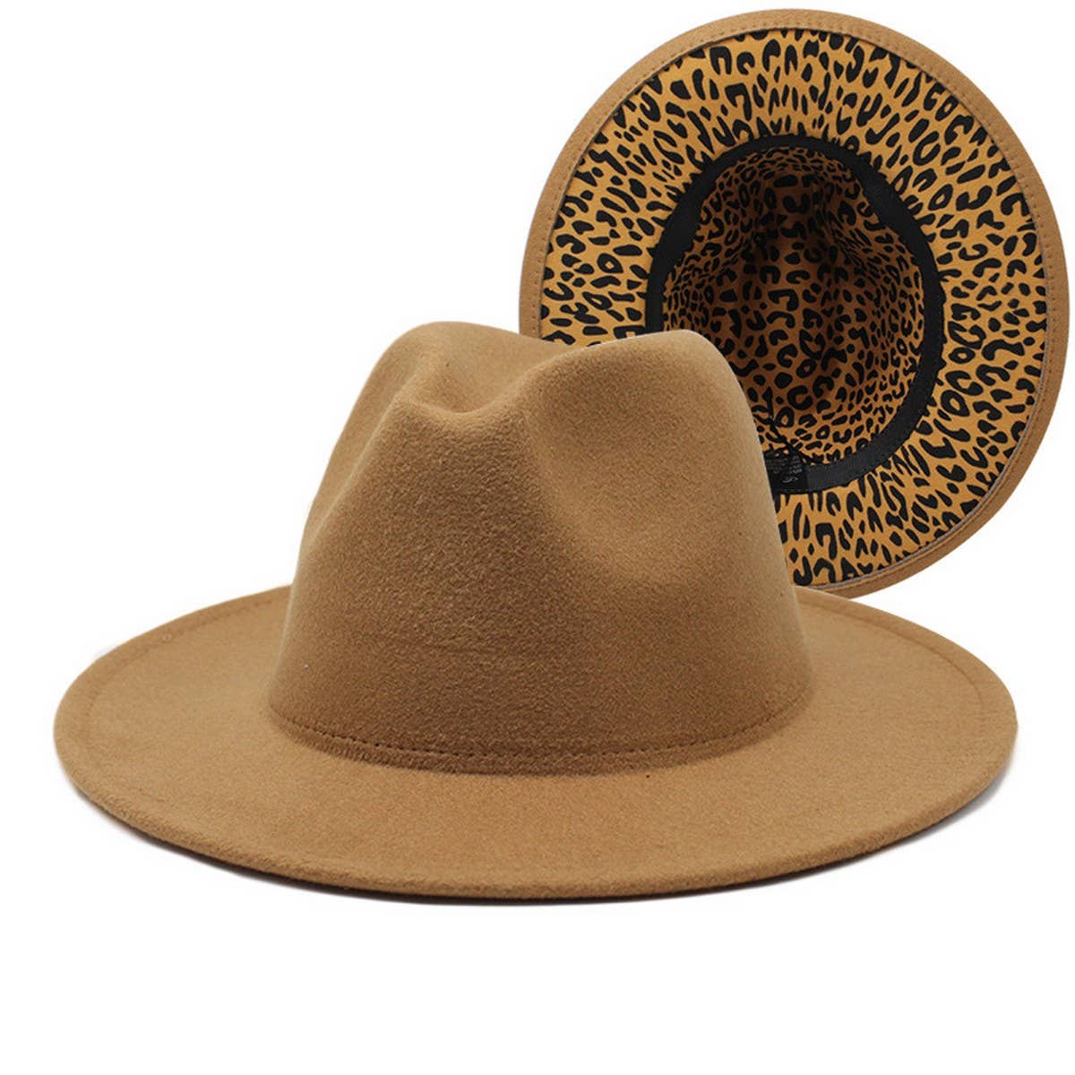THICKENED DOUBLE-SIDED HAT TWO-COLOR JAZZ HAT_CWAH2536