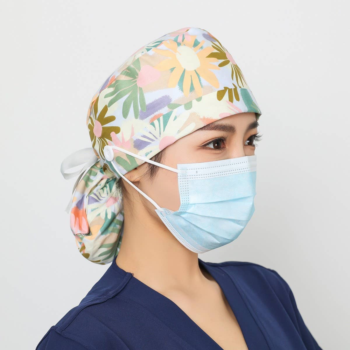 LONG HAIR STYLE BAOTOU HAT FROSTED WORK HAT_CWAH3385