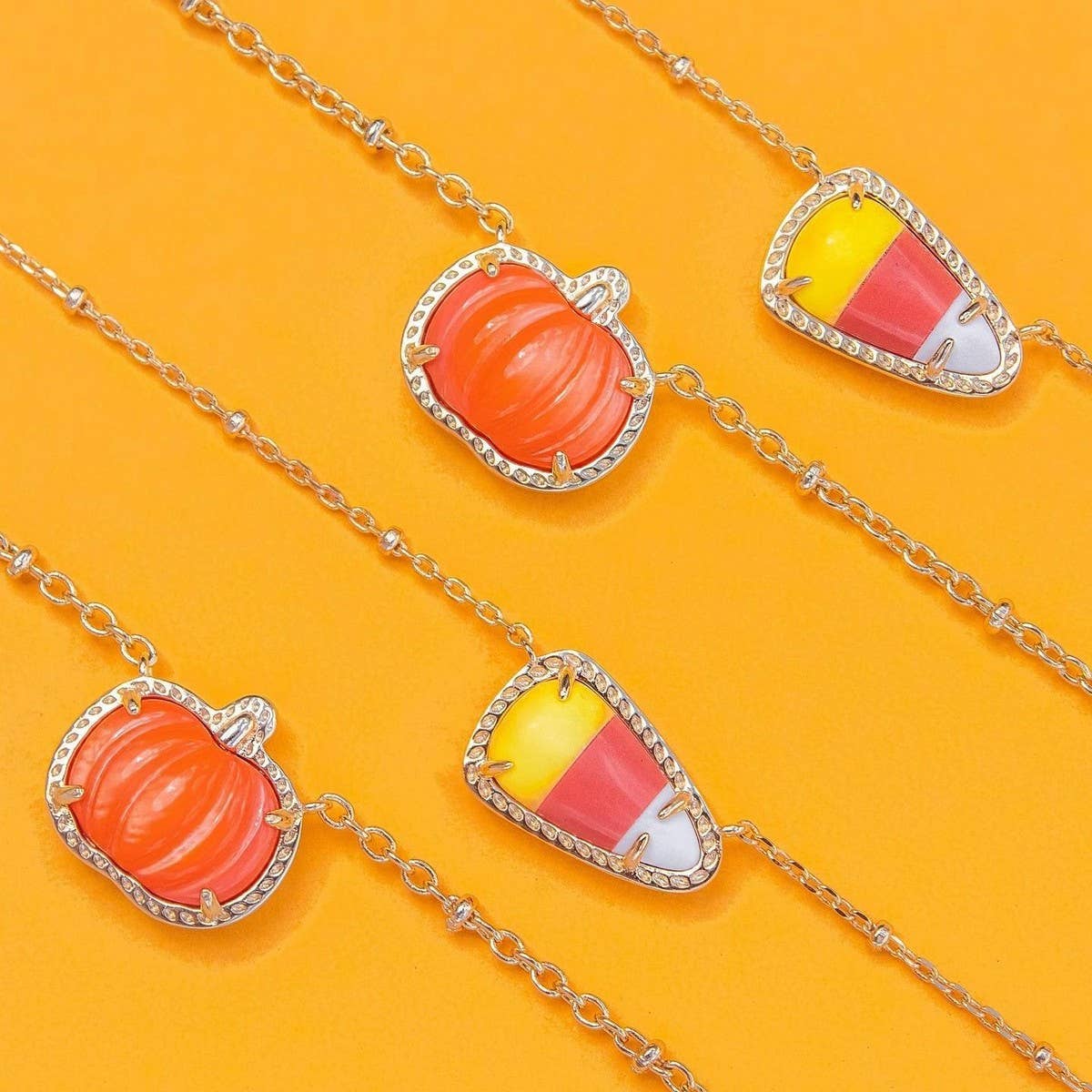 NEW PERSONALIZED PUMPKIN TEXTURE NECKLACE