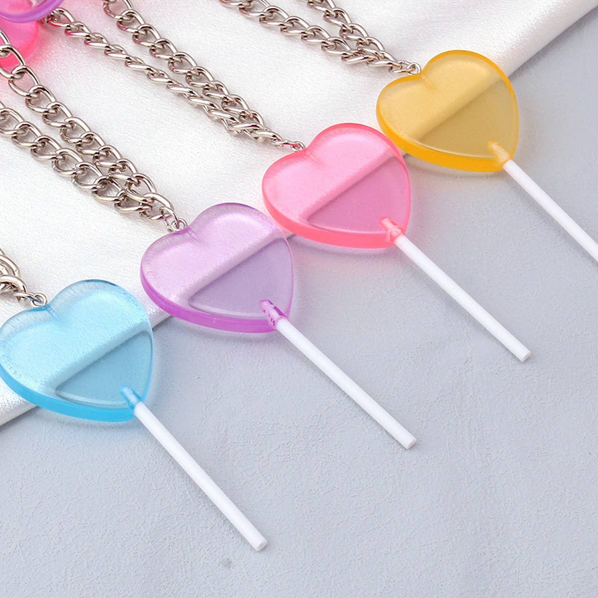 COLORED LOLLIPOP PENDANT PANTS CHAIN