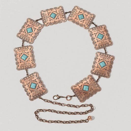 VINTAGE WOMEN'S WESTERN COWBOY WAIST CHAIN_CWABE0619