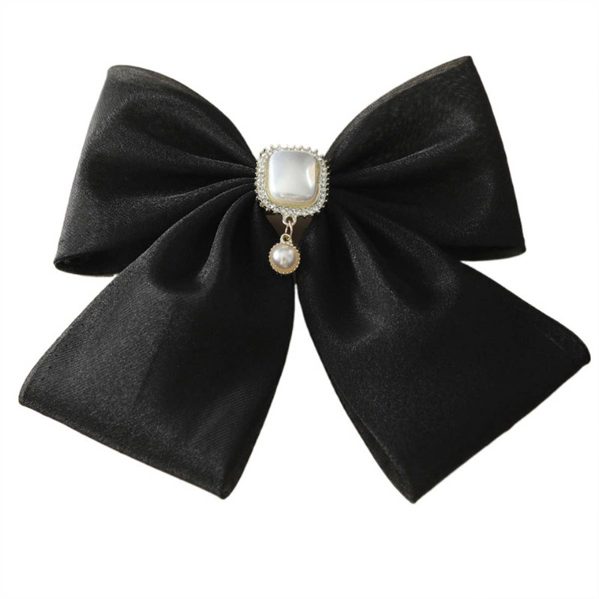 PEARL STYLE FASHIONABLE COMMUTING BOW HAIRPIN_CWAHA1810