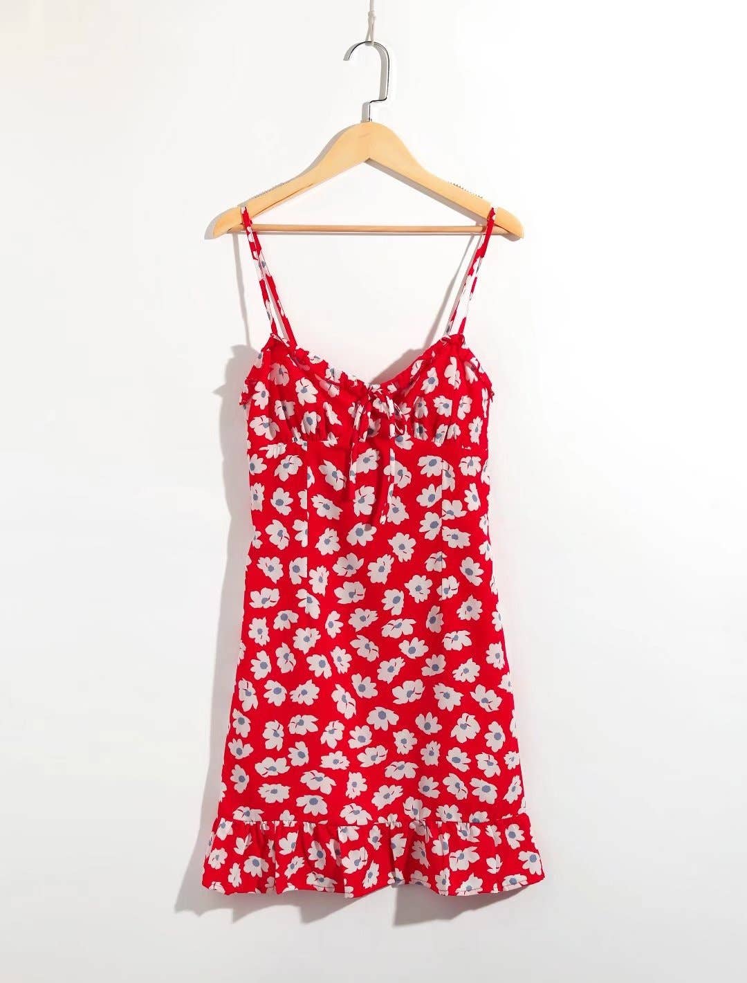 STYLISH SLIM COMMUTER PRINT HALTER DRESS