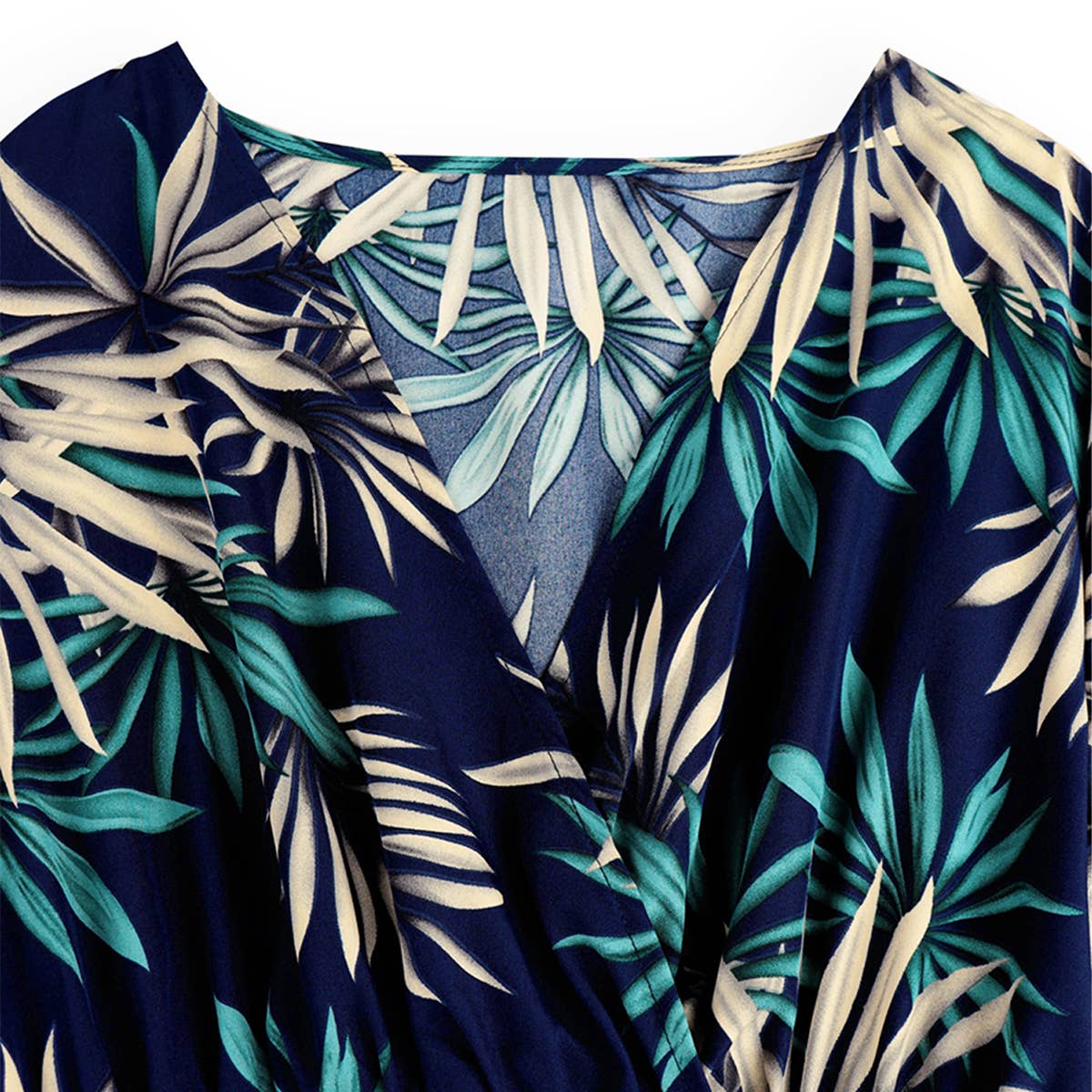 Summer Ruched Waist Dress ??V Neck Slim Fit_CWDMD5959